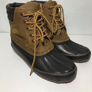 IZOD Men's Marsh Duck Tan Boots NEW!! Size 10 M
